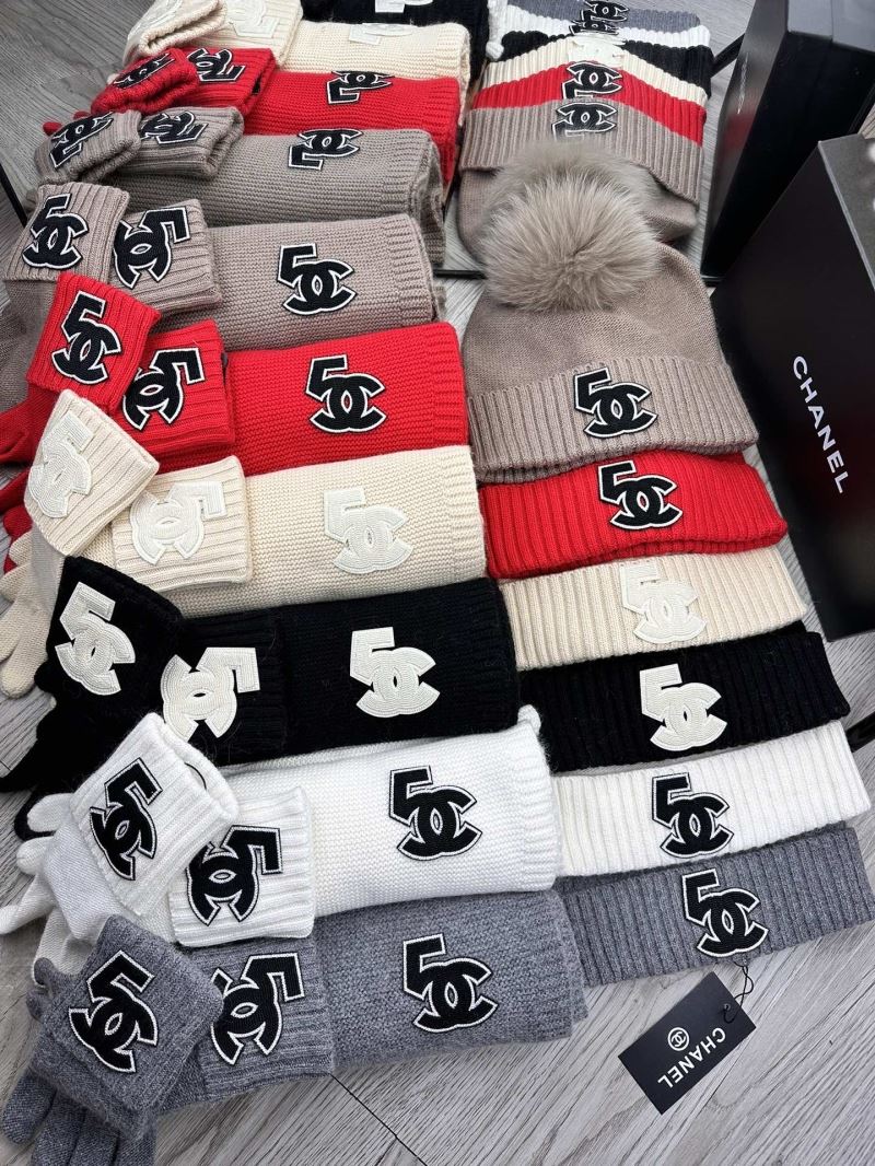 Chanel Caps Scarfs